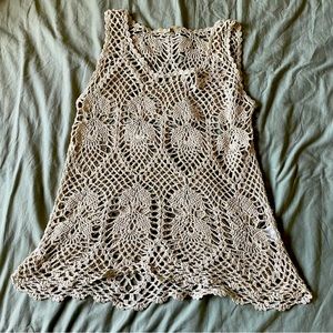 Crochet beach coverup